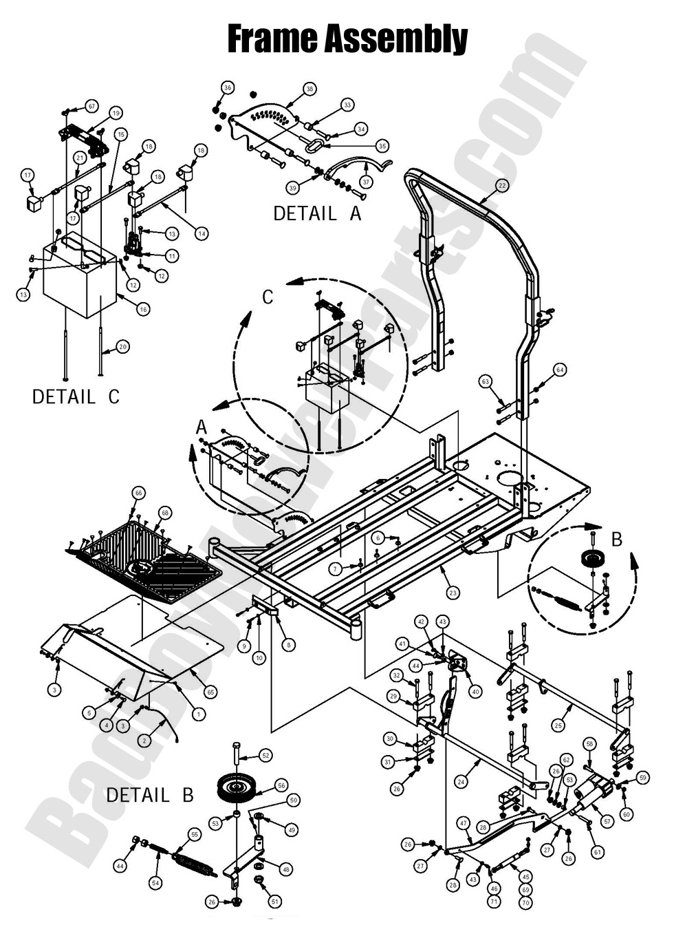 2016 Outlaw XP - Frame Assembly
